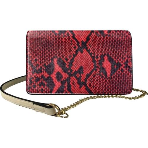 HYCOOL Fashion Serpentine Design Inspired Lady Girl Crossbody Bags Office Pu Chain Shoulder Bag Women Casual Party Evening-Bags