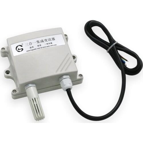 CO2 Temperature and Humidity Transmitter Controller 485 Output Carbon Dioxide Three-in-one Sensor Module Agricultural Greenhouse
