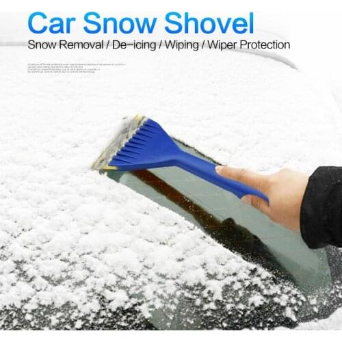 Durable Snow Ice Scraper Car Windshield Auto Ice Remove Clean Tool Window Cleaning Tool Winter Outdoor Car Wash Accessories #ED