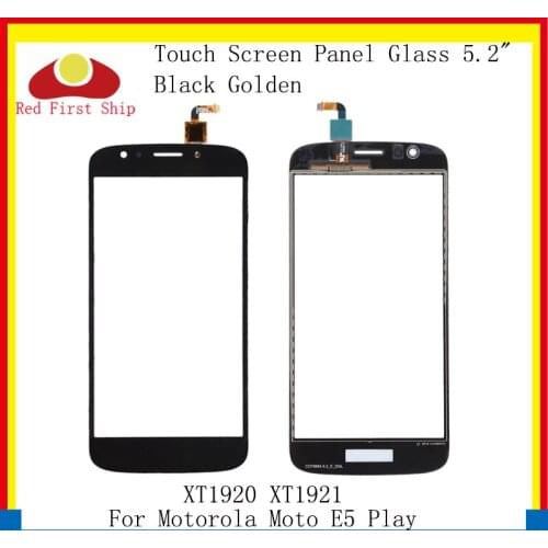 10Pcs/lot Touch Screen For Motorola Moto E5 Play Touch Panel Digitizer Sensor Front LCD Glass Lens E5 Play Touchscreen