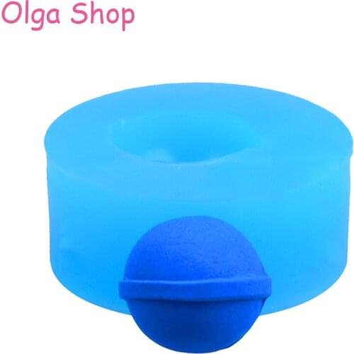 KYL033 Silicone Mold Candy Crush saga - Blue Candy 10mm - Cake Decoration Charms Polymer Clay Mould, Candy Mold Baking Mold