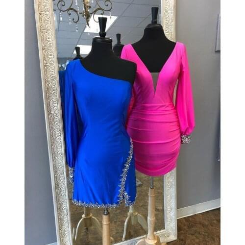 Sqosawe Womens One Shoulder Dresses