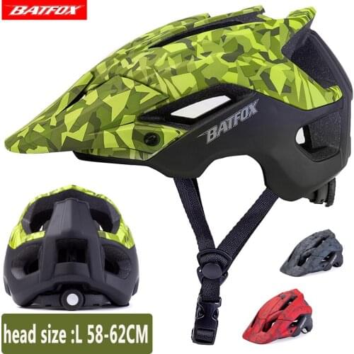 Cycling helmets PC+EPS ultralight MTB Bicycle Helmet batfox men women outdoor safety mountain road bike helmet casco mtb orange