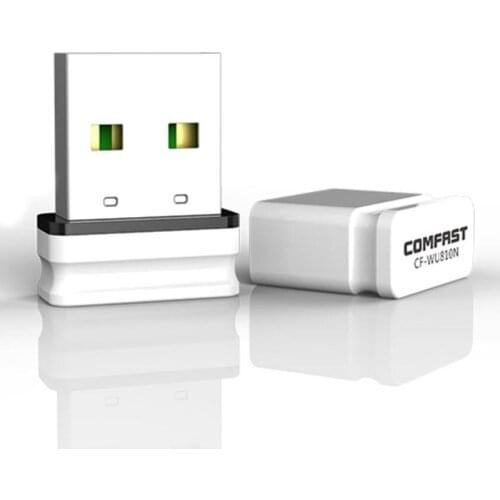 USB WiFi Adapter COMFAST CF-WU810N USB 2.0 WiFi Adapter 150Mbps 2.4GHz Wireless Network Card WiFi Receiver for PC Computer