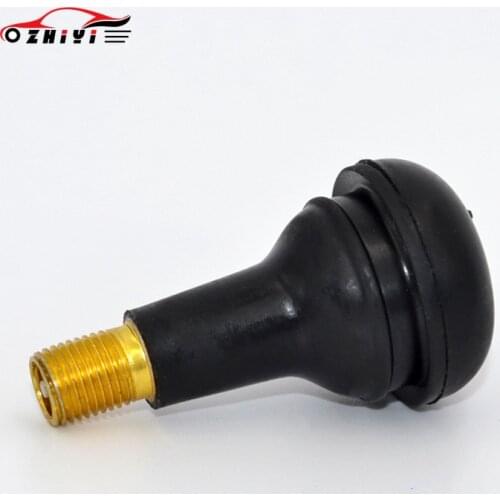 Auto Parts TR415 Valve Assembly Vacuum Tire Valve Automobile Black Rubber Valve Alloy Valve General Model 10-100 PCS