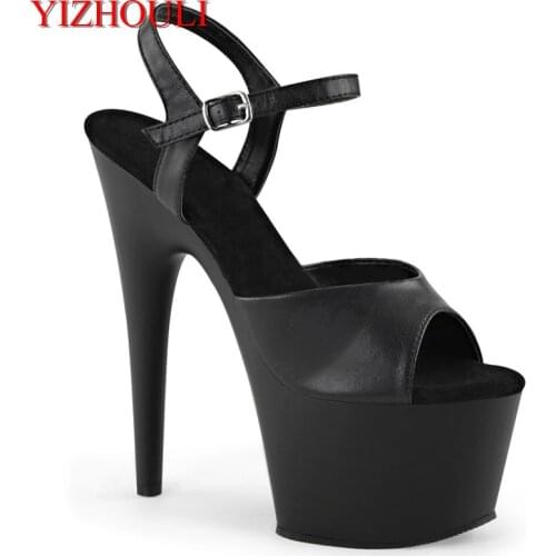 17cm stiletto heels for women, Roman-style party sandals, summer pole dancing sexy sandals