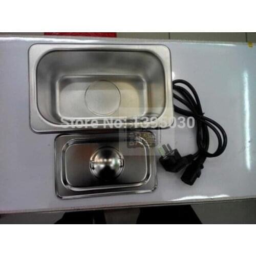 1PC Stainless steel Ultrasound cleaner washer Ultrasonic Cleaning Machine Baths washing Dentistry Denture
