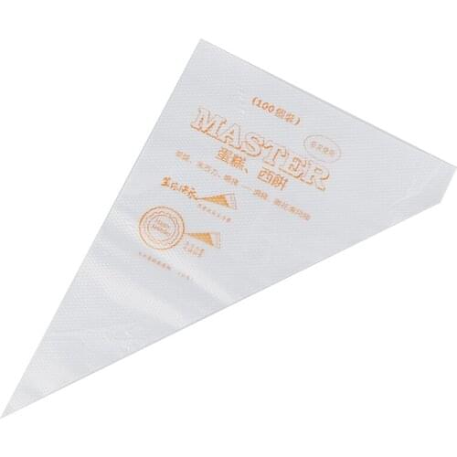 100pcs thickened Cream Pastry Cake Icing Piping squeeze bag Baking Tool
