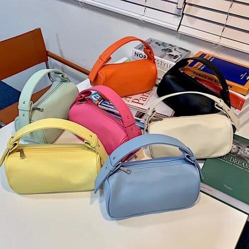 2021 Fashion Baguette Bag Lady Shoulder Bag Women Crossbody Bags PU Leather Hobo Chest bag Purses and Hanbags Dropshipping