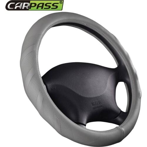 Car-pass Steering Covers Universal Car Styling High Quality micro fiber Leather Steering Wheels & Steering Wheel Car Covers
