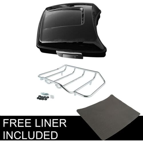 Motorcycle Razor Pack Trunk & Luggage Rack For Harley Tour Pak Touring Road Glide Road King Electra Glide Street Glide 2014-2021