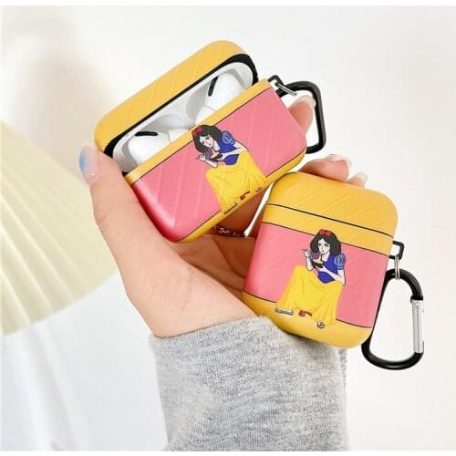 Cartoon Snow White Apple AirPods Pro Wireless Earphone Case Creative Cartoon Soft Shell Gift Earphone Case