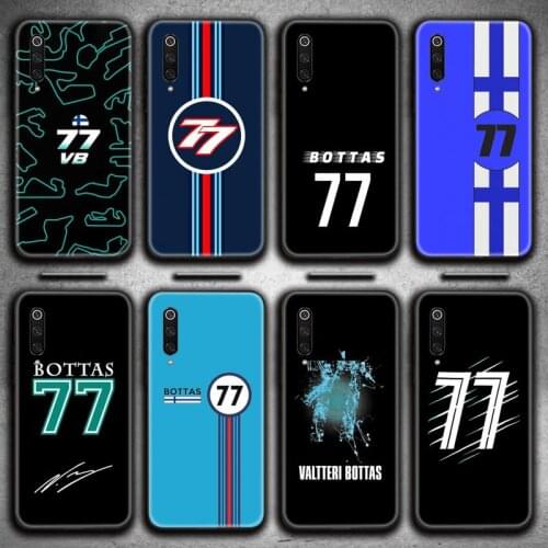 Formula 1 F1 Racer Bottas 77 Phone Case for Xiaomi Mi Note 10 Lite Mi 9T Pro xiaomi 10 10 CC9 Pro