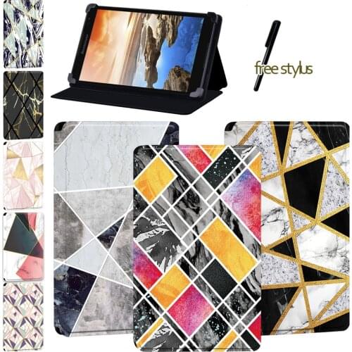 Shape Flip Tablet Case for Lenovo Tab A7-30 A3300/Tab 8/Tab S8 - 50/Tab A8-50 A5500/thinkpad Tablet 2/Yoga Tab 4 Plus + Pen