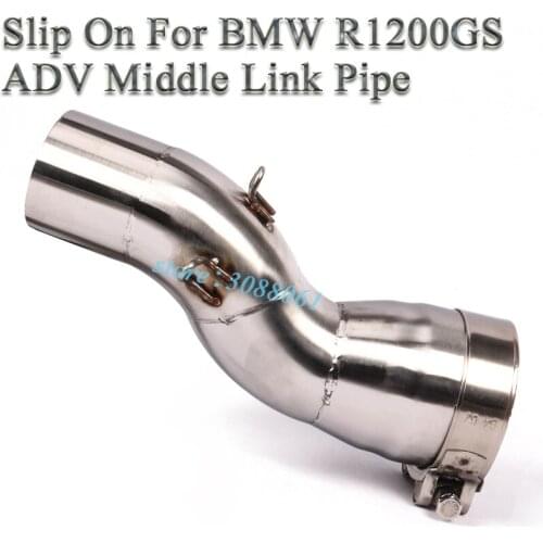 For BMW R1200GS ADV 2013 - 2018 2014 2015 Motorcycle Exhaust Pipe Escape Muffler Middle Connect Pipe Stainless Steel Link Tube