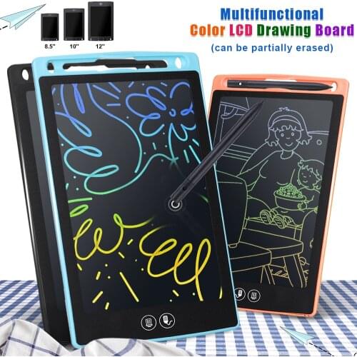 8.5/10/12 Inch LCD Drawing Board Childrens Toys Early Drawing Writing Tablets Board Color Handwriting Erasable Baby Write