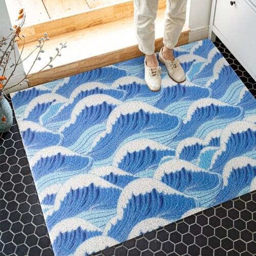 Door Mats Indoor Outdoor Living Room Bedroom Bathroom Kitchen Entrance Door Mat Carpet PVC Non-slip Cuttable Custom Mats Carpet