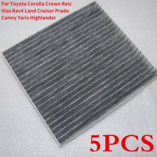 CAPQX 5PCS conditioning filter 87139-0N010 for TOYOTA Corolla,Crown Reiz,Vios,Rav4,Land Cruiser Prado,Camry,Yaris,Highlander