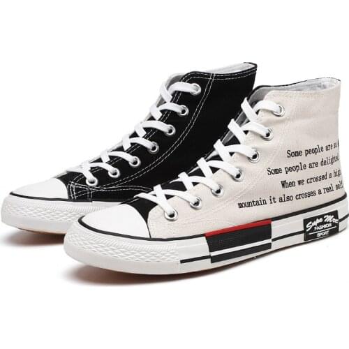 High Top Sneakers Men Casual Shoes Designer Canvas Snekers Fashion Mixed Colors Student Sport Shoes Male Sneaker Tenis Masculino