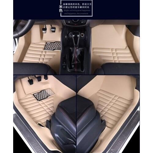 Myfmat custom car foot leather rugs mat for Nissan Patrol Fuga Murano Quest Xtrail Cefiro NV200 GT-R MAXIMA four seasons durable