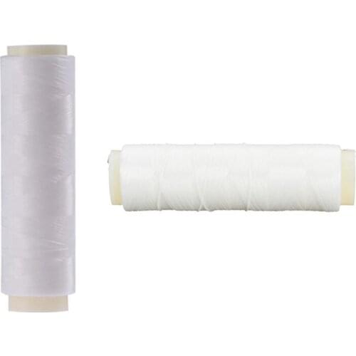 2 Pcs Elastic Thread Invisible Fishing Line Elastic Strong Strength Fishing Line, 200M 0.15Mm No.2 & 100M 0.25Mm No.4