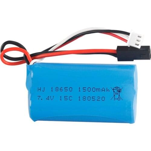 7.4V 1500mAh Lipo Battery 5500 Plug For MJXRC T40 F39 F49 T39 Syma 822 Remote control aircraft battery 18650 battery toys parts
