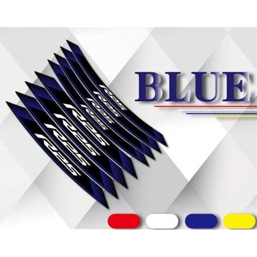Motorcycle Front and Rear Wheel Decal Sticker Personality Reflective Decal Creativity Accessories LOGO For YAMAHA R25 R-25 R 25