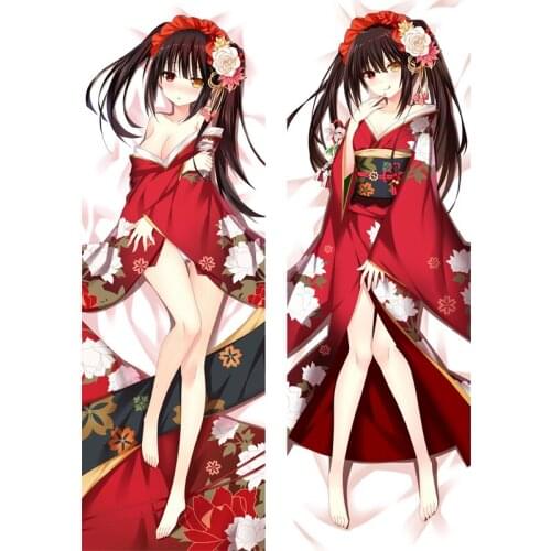 Newly Design DATE A LIVE Tokisaki Kurumi Game Dakimakura Hugging Body Pillow Case Pillow Long Cushion Cover Otaku Cosplay Decor