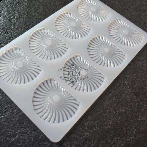 Plug-in silicone cake mold Chocolate mold Cake decoration tools Semicircle chocolate mould KLM-CG009