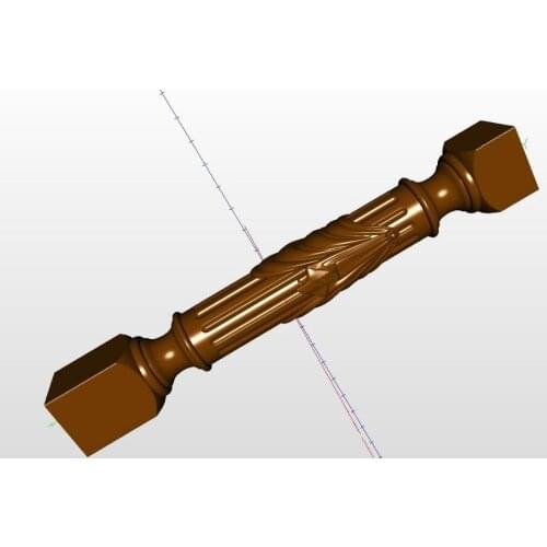 Baluster_2 full 3d model for cnc in STL file