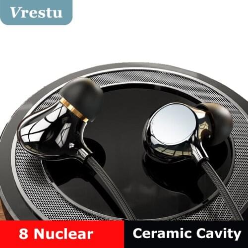 Wired Earphone Aesthetic Ceramic Shell Type C Plug 3.5mm Jack Earbuds Line Control Handsfree Headphone Kulaklık Bass Game Stereo