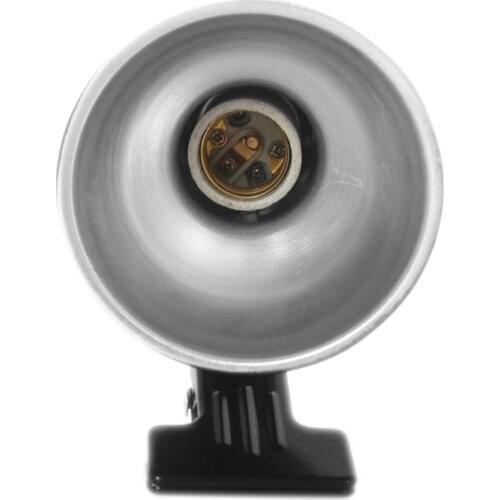 Reptile Habitat UVA UVB Lamp Fixture 360 Degree Rotation Heating Light Holder Stand with Clamp for Fish Turtle Tank