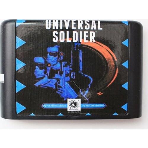 Universal Soldier 16 bit MD Game Card For Sega Mega Drive For Genesis