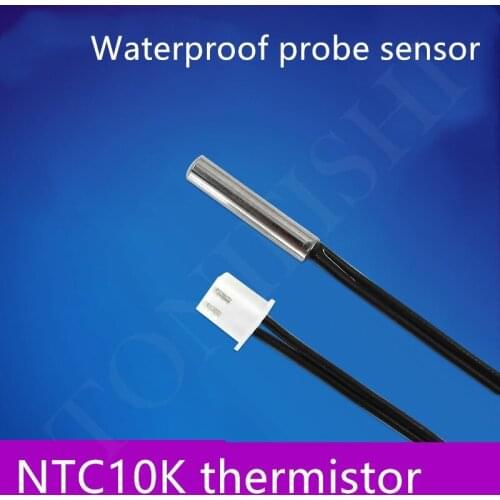 Waterproof temperature sensor probe high precision temperature measurement 10K/B3950 thermistor NTC