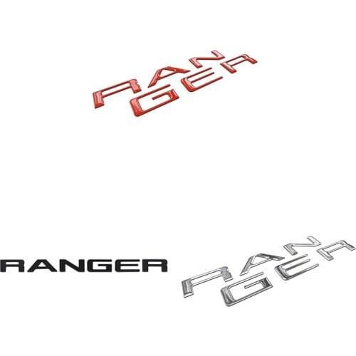 Tailgate Insert Letters for Ford Ranger 2019 2020, 3D Raised & Decals Letters, Tailgate Emblems
