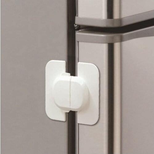 1PCS Home Refrigerator Fridge Freezer Door Lock Latch Catch Toddler Kids Child Cupboard Cabinet Locks Baby Safety Child Locks