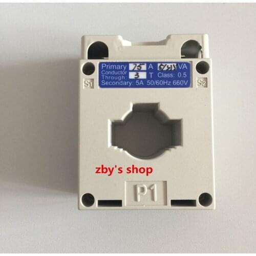 75A Primary 0.66KV 3T 75/5 Current Transformer Sensor CT BH-0.66CT