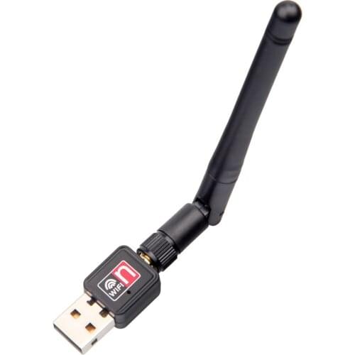 50pcs Wireless Network Card 150Mbps Wi-Fi Receiver Mini USB 2.0 WiFi Adapter Antenna PC LAN Dongle 802.11 b/g/n