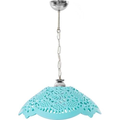 Turquoise Single Chandelier