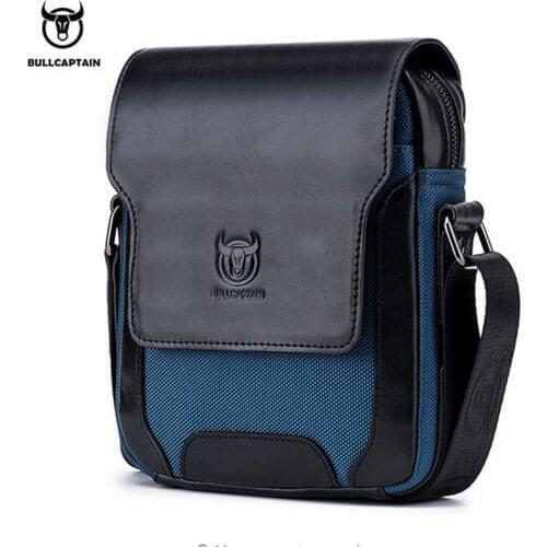 BULLCAPTAIN Brand Classic Man Messenger Bag Genuine Leather Bag for Men Shoulder Bags Business Casual Crossbody Bag New