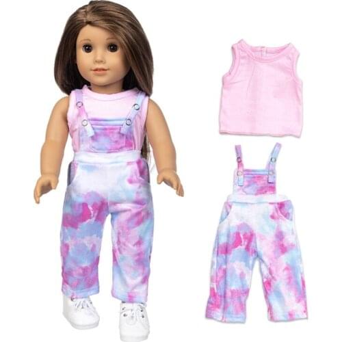 Purple Overalls Clothes Suit Purple Clothes fits for American girl 18" american girl doll alexander doll best gift