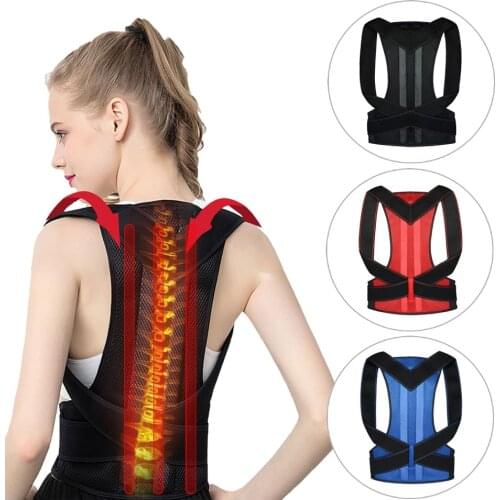 Getinfit Adjustable Posture Corrector Back Support Shoulder Lumbar Brace Support Corset Back Belt for Men Dropshipping