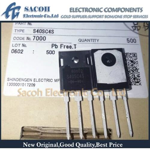 Free Shipping 10Pcs S40SC4S S40SC4ST S40SC4 TO-247 40A 40V Schottky Rectifier Diodes
