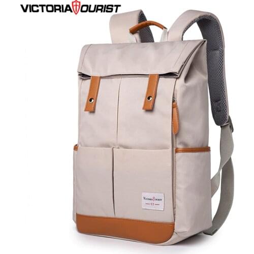 Victoriatourist Backpack women fashion backpack Multi-layer space versatile for travel leisure work school 15.6” laptop suitable