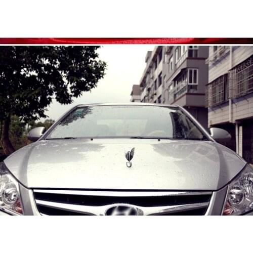 Brand New Universal Wing Eagle Logo Front Bonnet Emblem Car Styling Stand Hood Badge Decal Sticker Gold/Silver