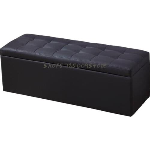 Shoe Changing Stool Family Door Clothing Store Bed End Sofa Stool Storage Box Rectangular Strip Storage Small Stool Can Sit