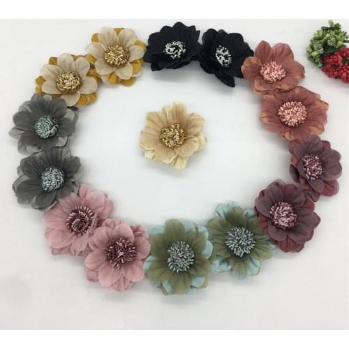 High quality Matte cloth 3D flower Garland Artificial Flower Christmas Decorations Wedding Decoration Needlework Accessories