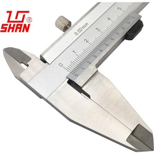 High precision Vernier caliper 0.02mm 0-200mm stainless steel vernier calipers digital caliper measuring tool
