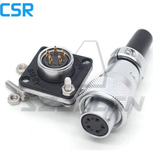 WEIPU WS16 series 5pin waterproof anti-vibration Connector male socket female plug , industrial automation power connectors