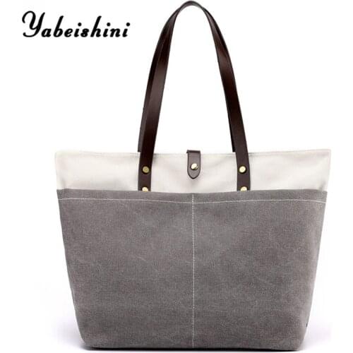 Women canvas bag Fashion handbags ladys Crossbody bag for women Travel tote Sac a main femme brand Shoulder Bags bolso mujer